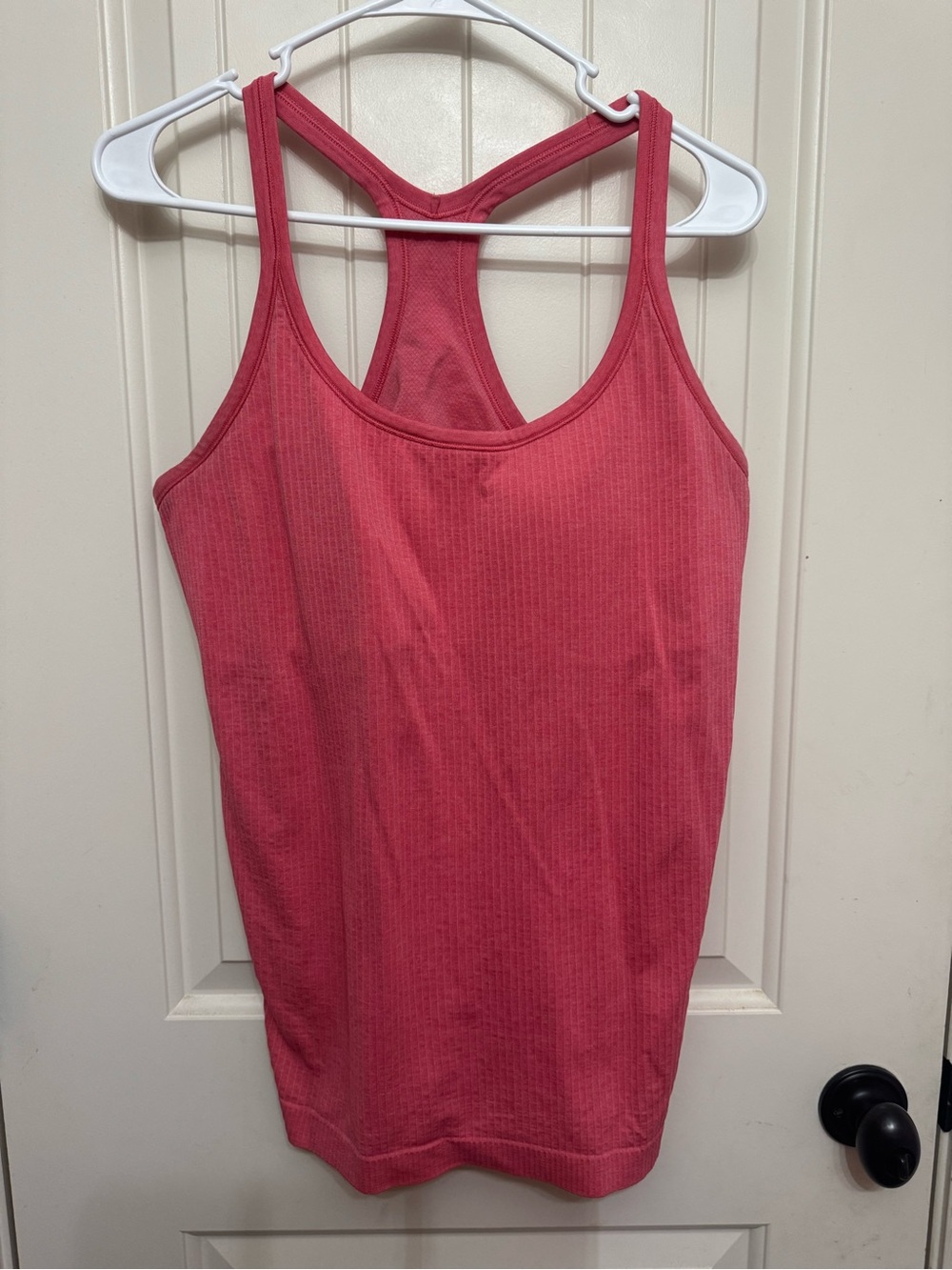 lululemon athletica Ribbed Racerback Tank - Coral